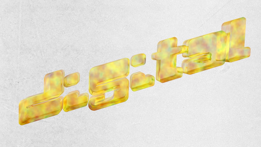 Digital Glass Text | Blender 3D